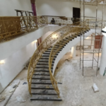 Modern Glass Hand Railing