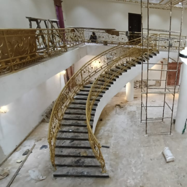 Modern Glass Hand Railing